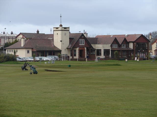 The Troon Municipal clubhouse, shared by the Darley, Lochgreen and Fullarton courses