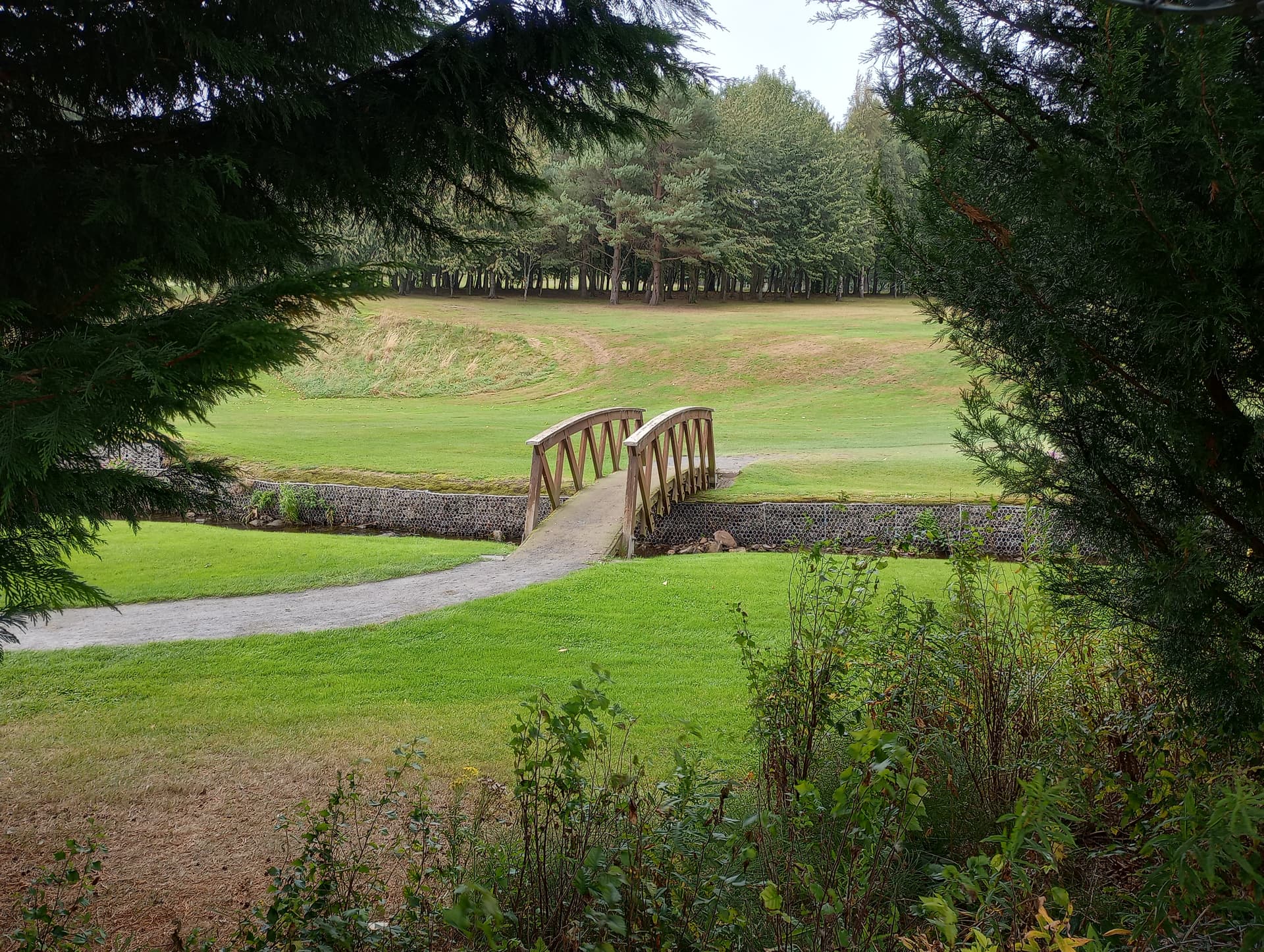 The footbridge over the burn at Liberton, Edinburgh
