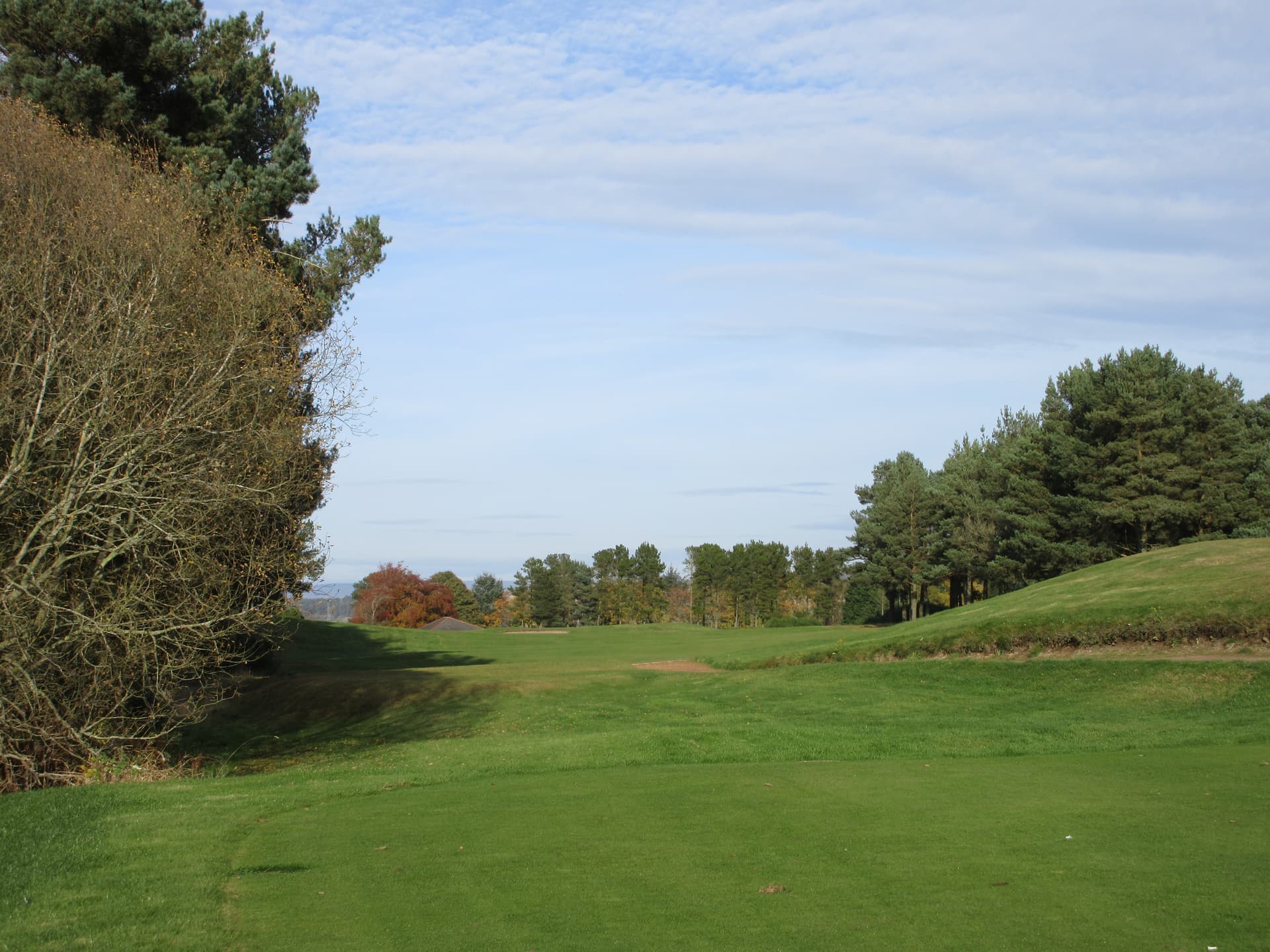 18th hole at Forfar Golf Club, Cunninghill