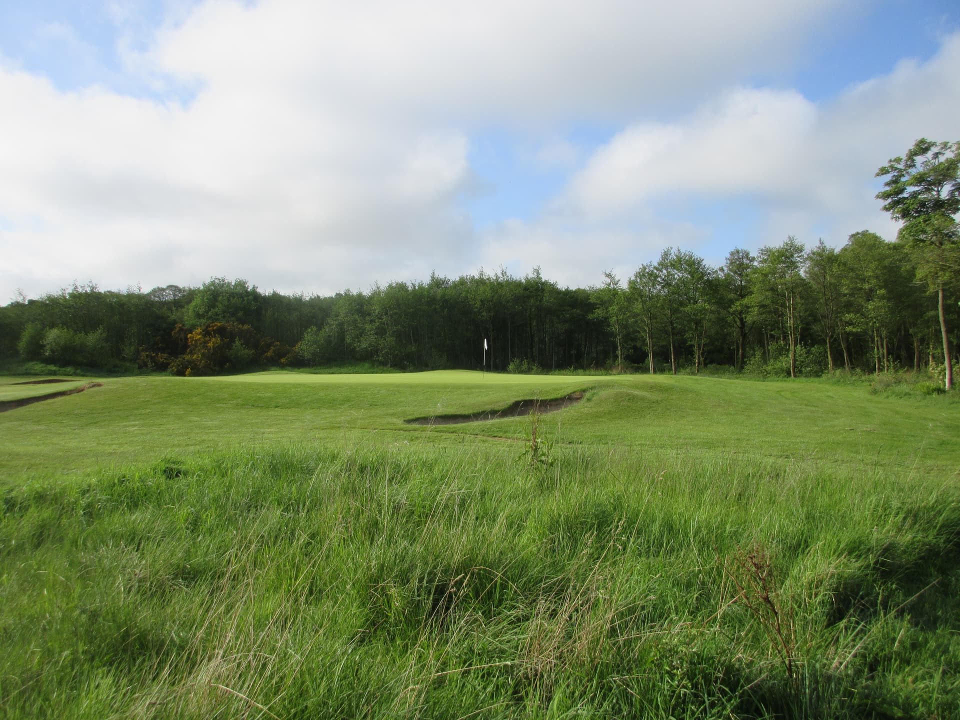 Fourteenth green on the Duke's Course (now the Craigtoun Course), St Andrews