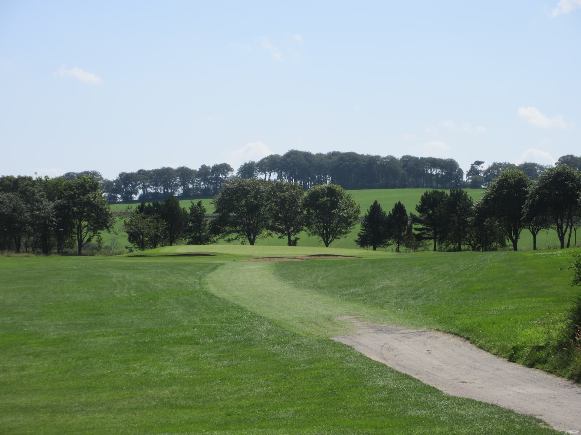 The 7th hole, Donview, at Inverurie