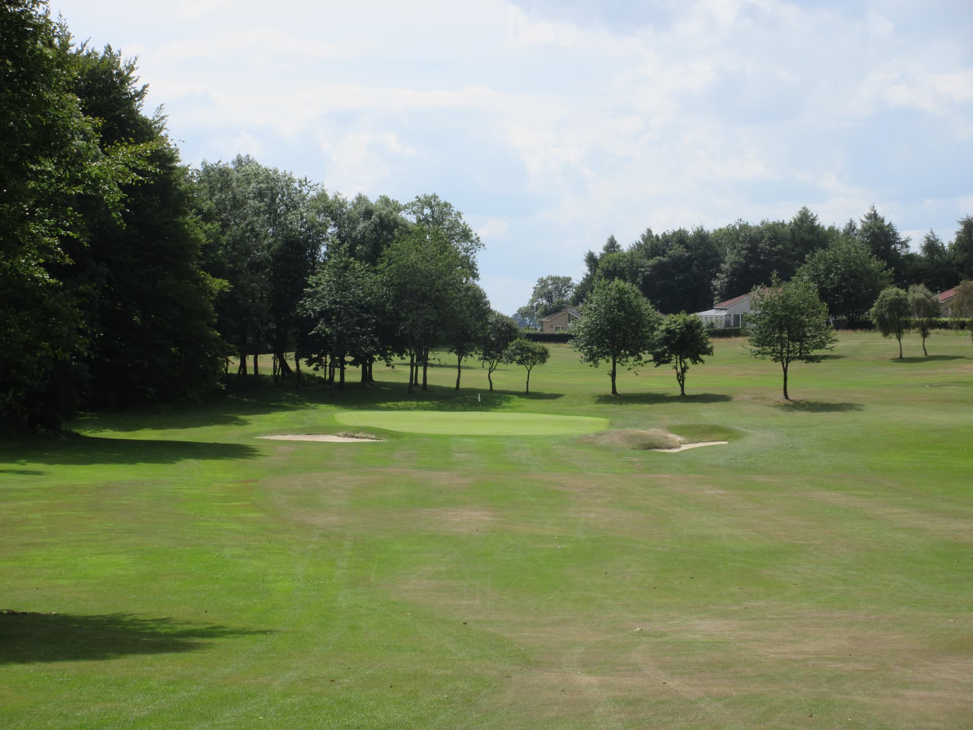 The 1st green at Balbirnie Park, Markinch