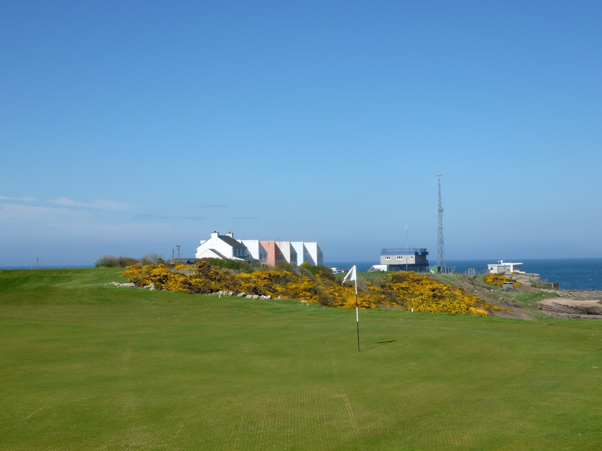 Craighead Links and the Fife Ness coastguard station, Crail